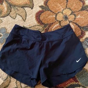black Nike shorts